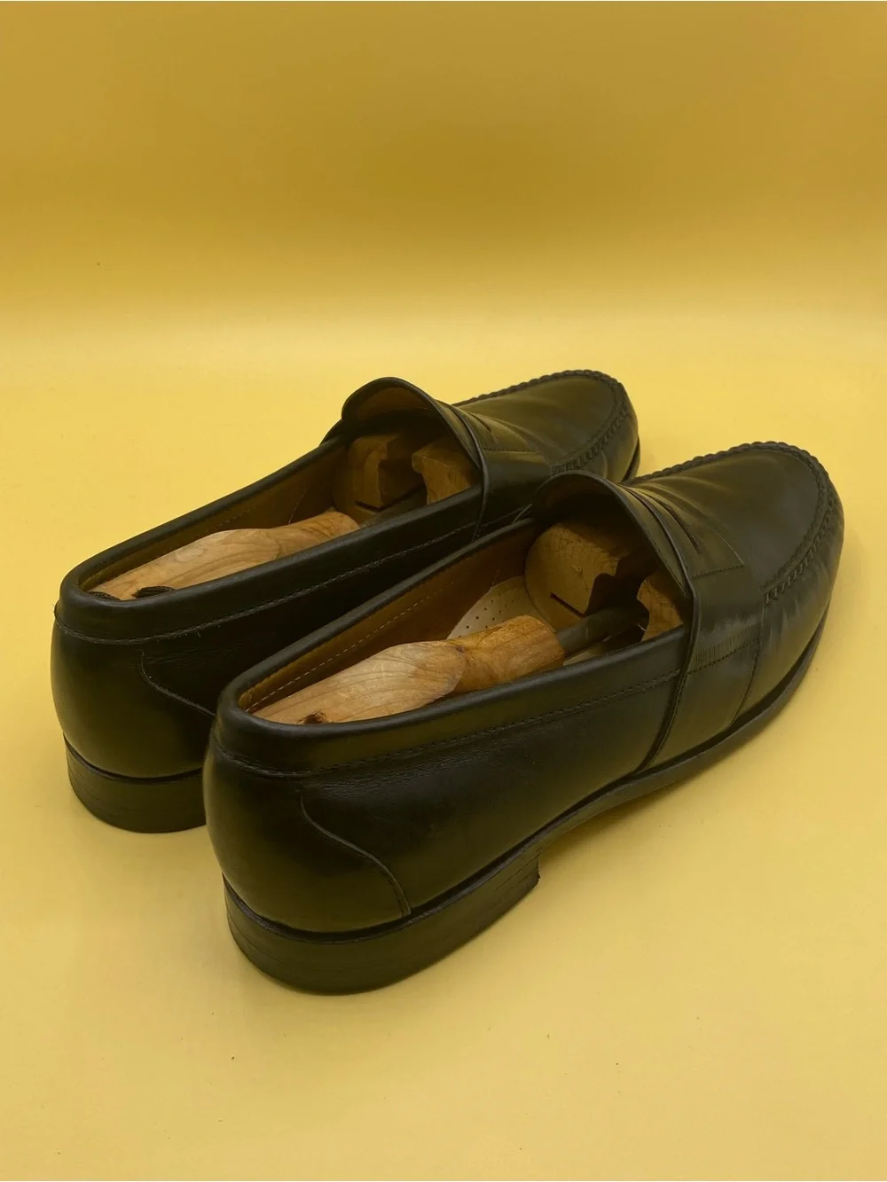 Allen Edmonds Black Leather Penny Loafers